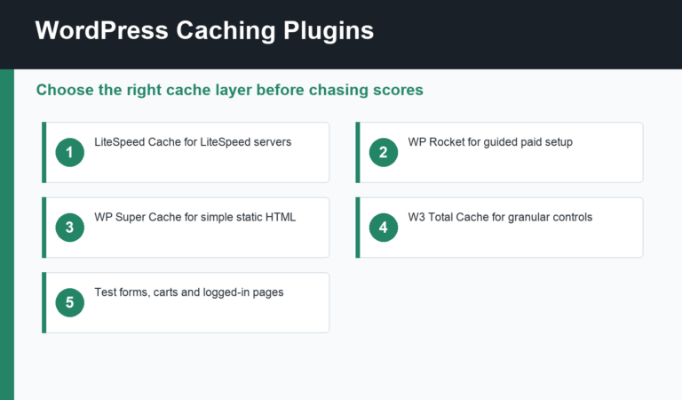 WordPress caching plugins comparison guide