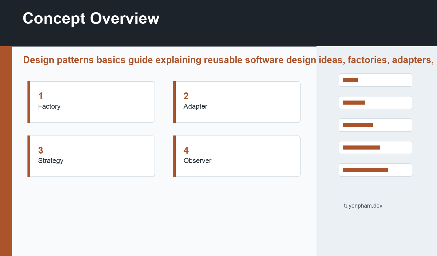 design patterns basics overview diagram