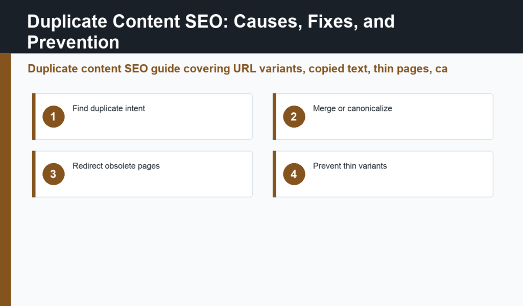 duplicate content SEO guide