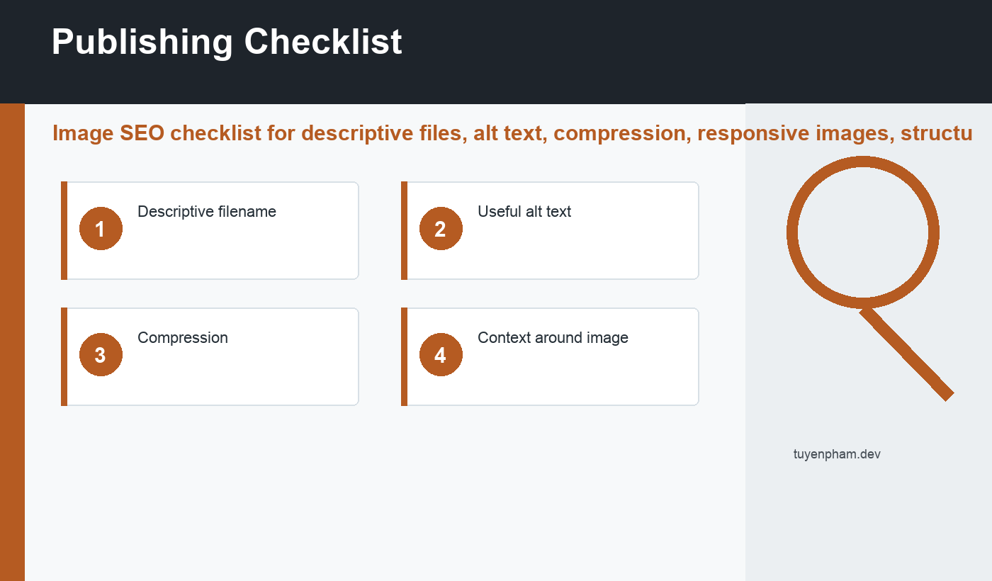 image SEO checklist checklist