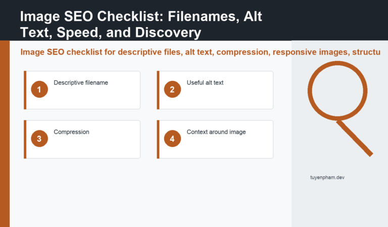 image SEO checklist featured guide