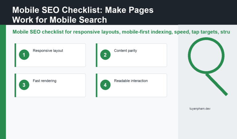 mobile SEO checklist featured guide