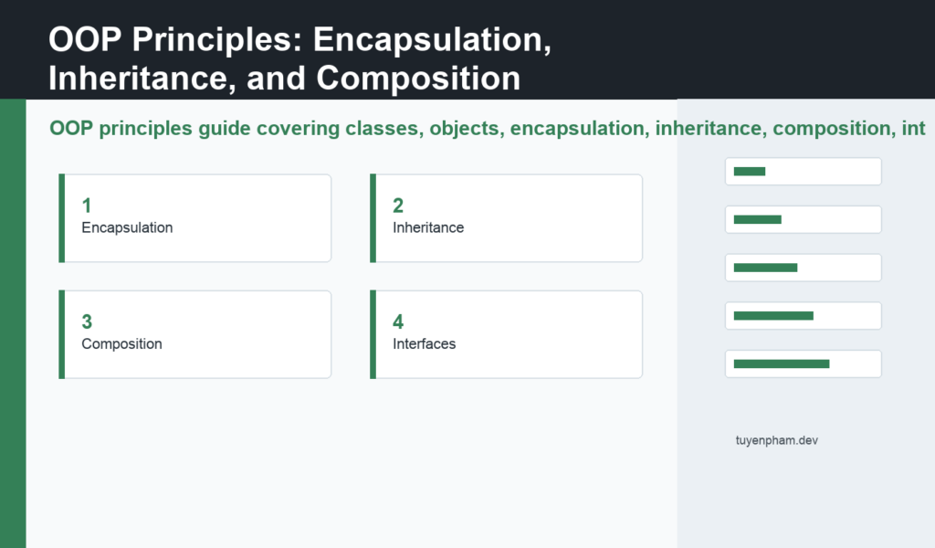 OOP principles featured guide