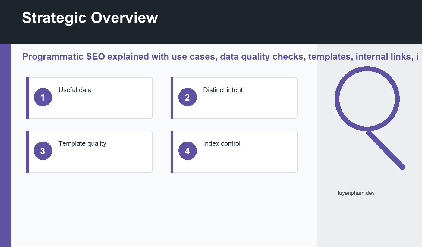 programmatic SEO overview diagram