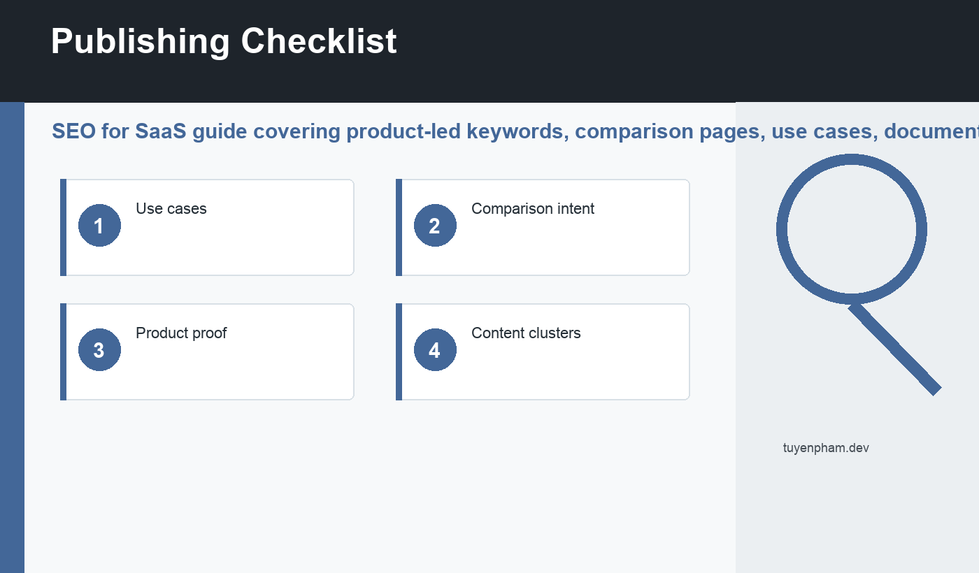 SEO for SaaS checklist