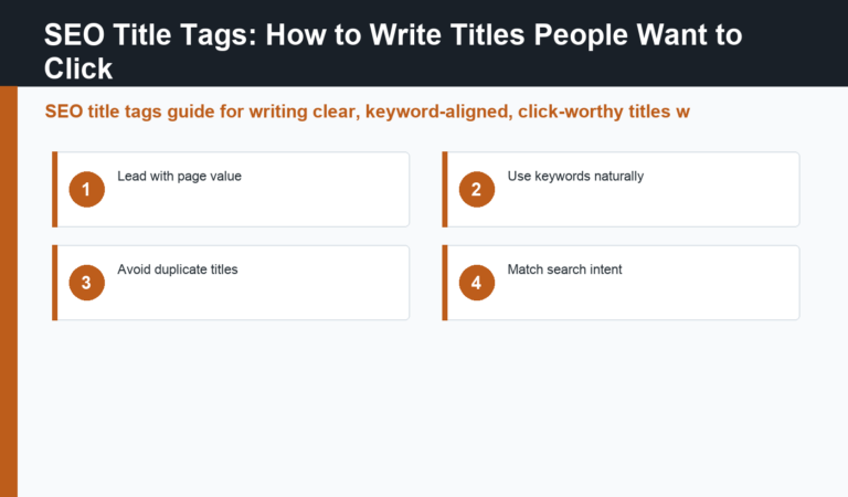 SEO title tags guide