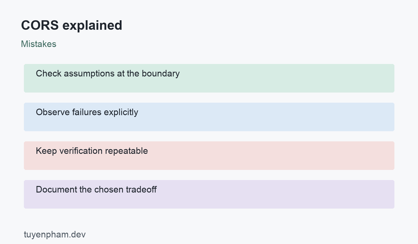 CORS explained: mistakes