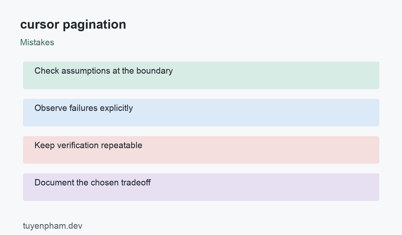 cursor pagination: mistakes