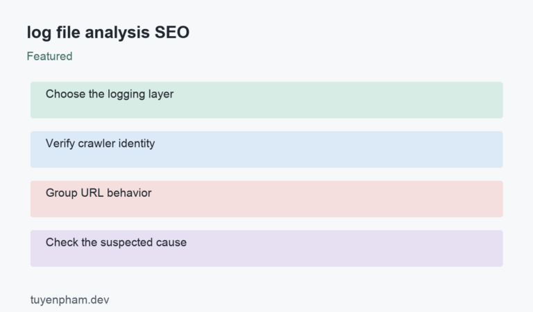 log file analysis SEO: process overview